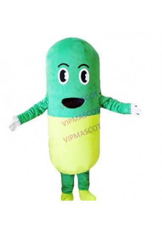 Mascot Daily Pill Capsules Mascot Costume Adult Size Cartoon Pill Theme Anime Cosplay Costumes Carnival Fancy Dress Costume