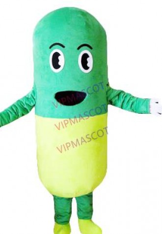 Mascot Daily Pill Capsules Mascot Costume Adult Size Cartoon Pill Theme Anime Cosplay Costumes Carnival Fancy Dress Costume