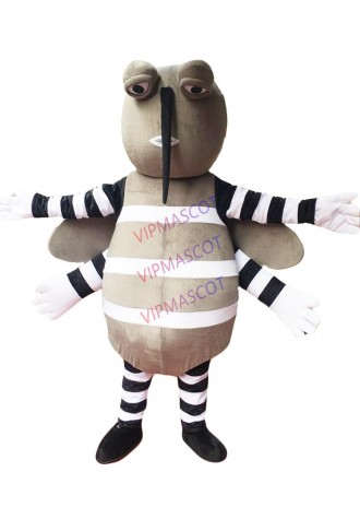 Black Mosquito Mascot Costume Adult Size Mosquito Insect Costumes Carnival Fancy Dress Suit
