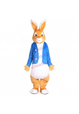 Peter Rabbit Mascot Costumes Christmas Unisex Mascots Suit Fancy Dress for Adult full outfit Hallween Purim party