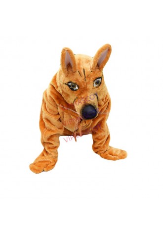 Dog Mascot Character Costume Fancy Dress Halloween Mascot Costume for Halloween Party Performance Drama Wear Suit
