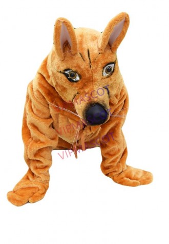 Dog Mascot Character Costume Fancy Dress Halloween Mascot Costume for Halloween Party Performance Drama Wear Suit