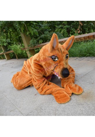 Dog Mascot Character Costume Fancy Dress Halloween Mascot Costume for Halloween Party Performance Drama Wear Suit