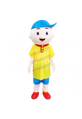 Caillou Mascot Costume Adult Size Caillou Boy Cartoon Mascot Costumes for Halloween Party Event