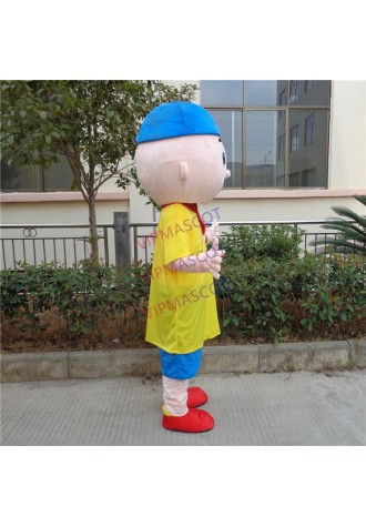 Caillou Mascot Costume Adult Size Caillou Boy Cartoon Mascot Costumes for Halloween Party Event