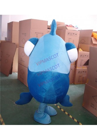 Ocean Animal Blue Whale Mascot Costume Animal Mascot Costumes Halloween Fancy Dress for Christmas Cosplay Halloween Party Event