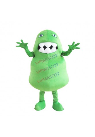 Cosplay Costumes New Arrival Green Germ Mascot Costume Green Bacteria Mascot Costume Virus Mascot Costume
