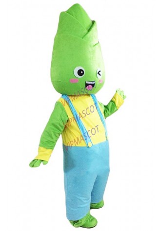 Banboo Bamboo Shoot Mascot Costume Adult Cartoon Apparel Birthday Party Masquerade Dress Wedding Marriage Halloween Costumes