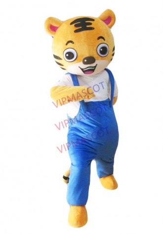 Tigers Mascot Adult Costume Animal Theme Cartoon Tiger Mascot Costume High Quality Fancy Carnival Party Dress Outfit