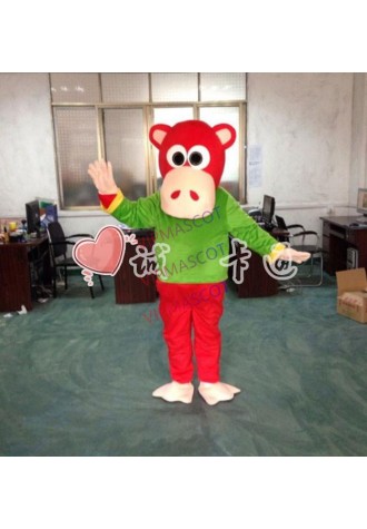 Cute Kingkong Orangutan Monkey Mascot Costume Animal Theme Mascots Custome for Sale Halloween Carnival Party Dress Adult Size
