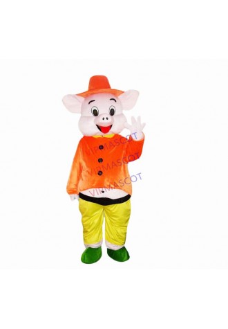 Pig Mascot Coutume Fancy Dress birthday Halloween party performance props
