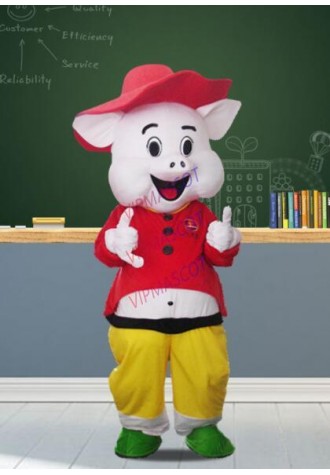 Pig Mascot Coutume Fancy Dress birthday Halloween party performance props
