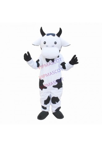 High Quality Cow Mascot Costume Adult Size Halloween Christmas Birthday Party Performances Cartoon Character Cow Mascot Costumes