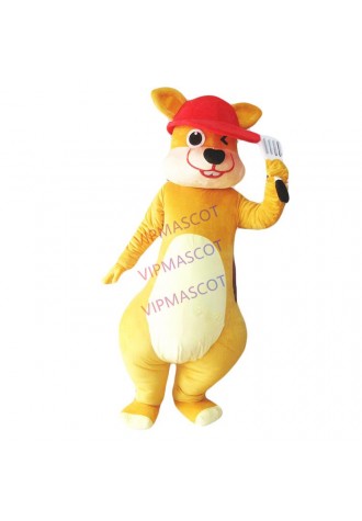 Adult Cute Kangaroo Mascot Costume Custom Made Mascot Fancy Dress Animal Costume Party Mascot Costumes for Halloween