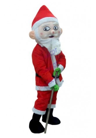 Santa Claus Mascot Coutume  Cartoon Fancy Dress Halloween party Christmas performance props