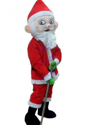 Santa Claus Mascot Coutume  Cartoon Fancy Dress Halloween party Christmas performance props