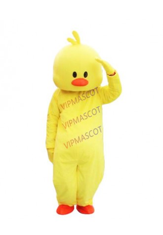 Small yellow duck Mascot Coutume web celebrity Cartoon  Fancy Dress Halloween party birthday performance props