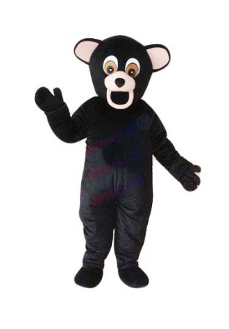 Non-deformable EVA material helmet black bear mascot costume movie props show cartoon costumes role-playing costumes 436