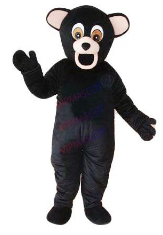 Non-deformable EVA material helmet black bear mascot costume movie props show cartoon costumes role-playing costumes 436