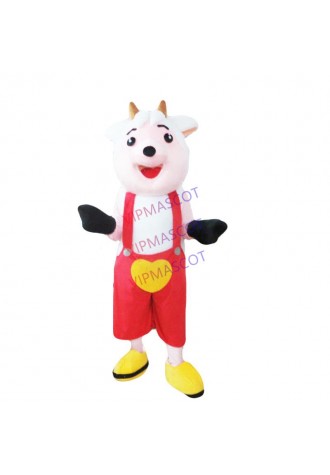 Goat mascot costume party fancy walking goat mascot adult size