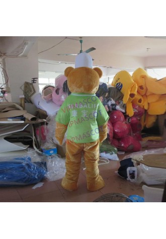 High quality hot bear mascot costume cartoon costume express adult size