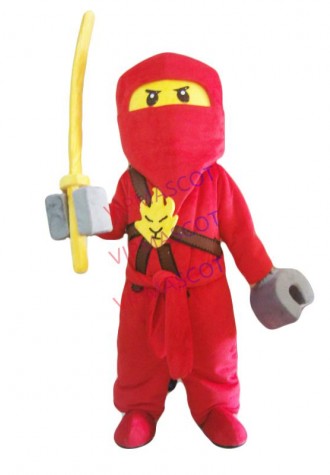 Ninja mascot clothing adult size ninja mascot factory sales