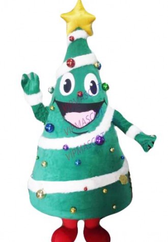 mascot new arrival good quality christmas xmas tree mascot costume fine holiday mascotte outfit