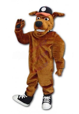 mascot Professional Muttnik Mascot Costume Adult Size Plush Dog Mascotte Outfit Suit Advertising Stage Props Dog  Costume
