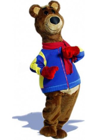 mascot Brisky Bear Mascot Costume Special Custom Adult Size Mascotte Mascota Outfit Suit Carnival Party Costume  Free Ship
