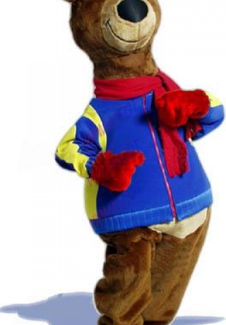 mascot Brisky Bear Mascot Costume Special Custom Adult Size Mascotte Mascota Outfit Suit Carnival Party Costume  Free Ship