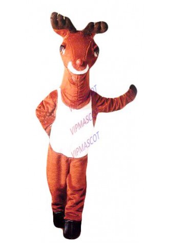 mascot Mild Reindeer Mascot Costume Mascotte Mascot Outfit Suit Fancy Dress For Halloween Christmas Birthday Party