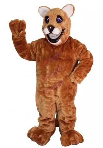 mascot carnival costume fancy Costume Friendly Cougar Mascot Costume Leopard Panther Mascotte Outfit Suit