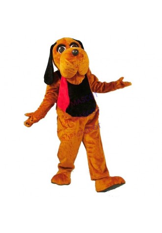 mascot Dark Brown Hound Dog Mascot Costume Cartoon Character carnival costume fancy Costume party