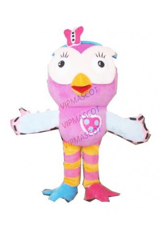 mascot Pink owl Mascot Costume custom fancy costume anime cosplay kit mascotte theme fancydress carnival costume