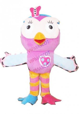 mascot Pink owl Mascot Costume custom fancy costume anime cosplay kit mascotte theme fancydress carnival costume
