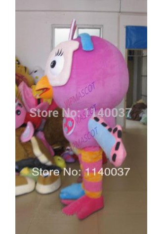mascot Pink owl Mascot Costume custom fancy costume anime cosplay kit mascotte theme fancydress carnival costume