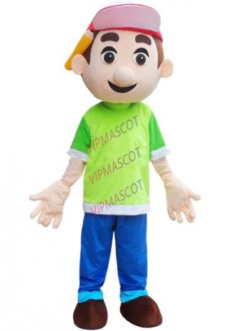 New Arrival Handy Manny Mascot Costume Tool Boy Mascot Costume Free Shipping