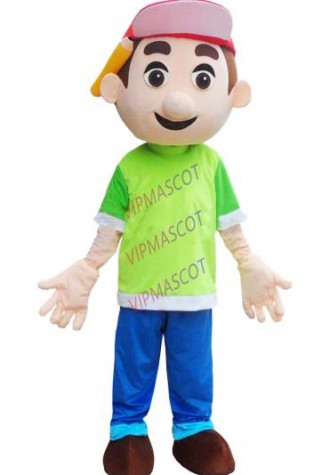 New Arrival Handy Manny Mascot Costume Tool Boy Mascot Costume Free Shipping