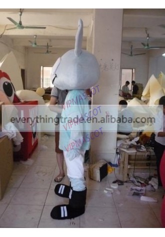 Hot sale Cute Adult cartoon character cute big ears doll Mascot Costume fancy dress party costumes adult size