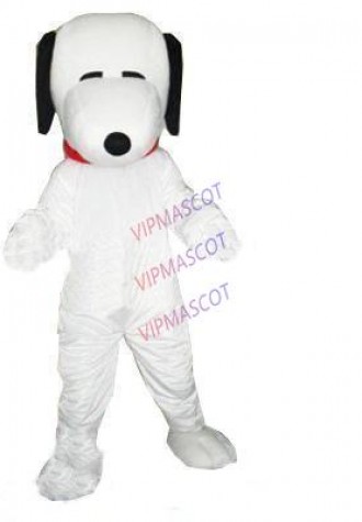 Hot sale Foam Character Adult lovely cute white Dog Mascot Costume fancy dress Halloween party costume