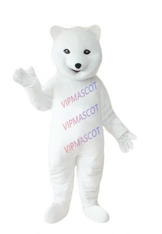 Hot sale Adult cute polar bear mascot fancy dress costumes Chirstmas party costumes
