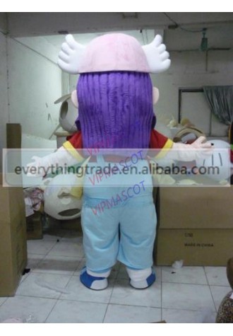 Hot selling Foam Adult lovely cartoon glass girl mascot costume fancy dress party costumes adult size