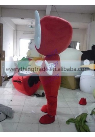 Hot selling Foam Adult lovely cartoon red Angel mascot costume fancy dress party costumes adult size
