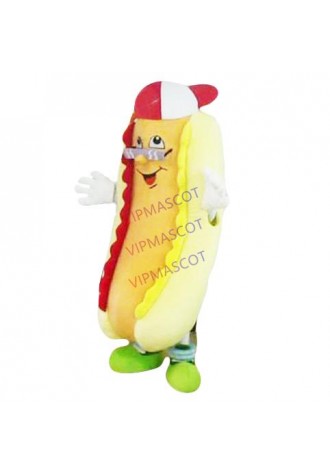 Cute Hot sale Cartoon Character Adult hot dog Dress cosplay Halloween  Party Costume