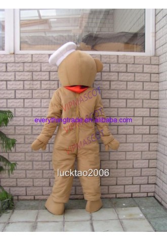 New arrival  Foam Cartoon Character cute brown bear Mascot Costume fancy dress costume