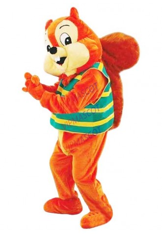 Foam Custom made Cartoon Character Adult customized Squirrel Dress cosplay Halloween  Party Costume