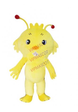 New arrival Cute Adult lovely cartoon little yellow monster mascot costume fancy dress party costumes adult size