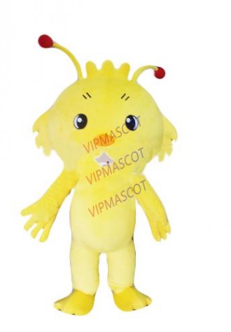 New arrival Cute Adult lovely cartoon little yellow monster mascot costume fancy dress party costumes adult size