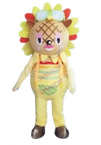 Hot sale Cute Adult cute sunflower cartoon mascot mascot costume fancy dress Halloween party costumes adult size
