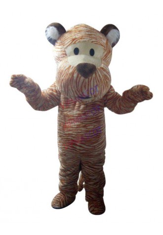 Hot sale Foam Adult cute sad zebra tiger mascot costume fancy dress Halloween party costumes adult size